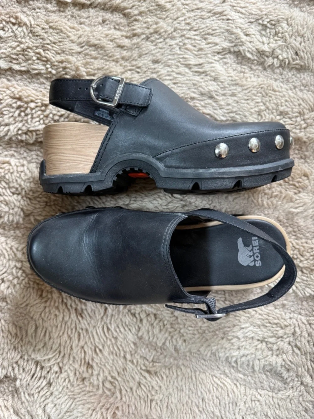 Sorel Roam'N Clog Black Women's Size 8.5 EUC - Picture 3 of 6